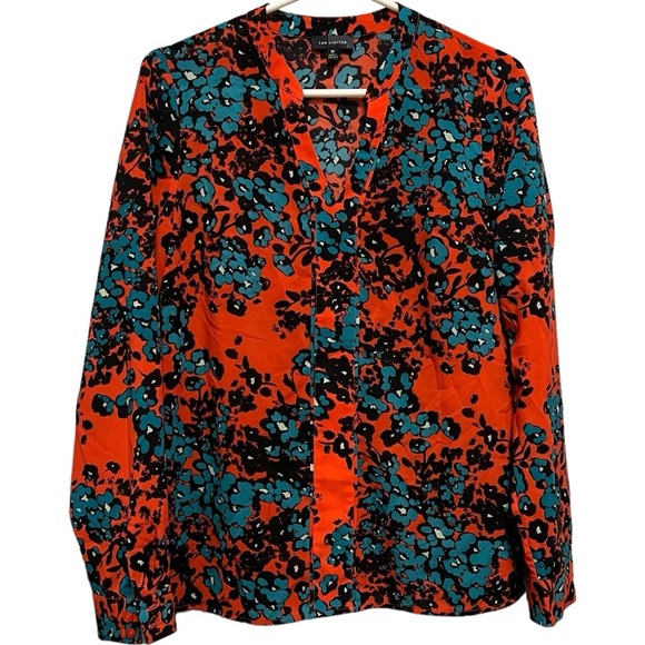 The Limited Abstract Floral Blouse, Size XS - Picture 1 of 5